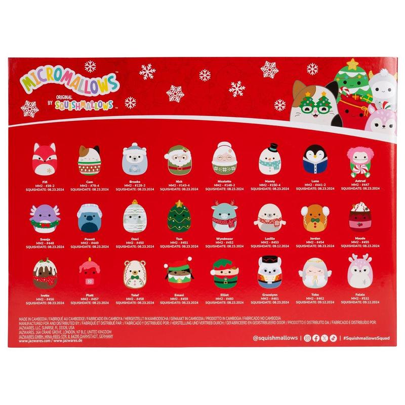 ๐
Early Christmas Sale๐
2026 Squishmallows 24-Day Micromallows Holiday Plush Advent Calendar