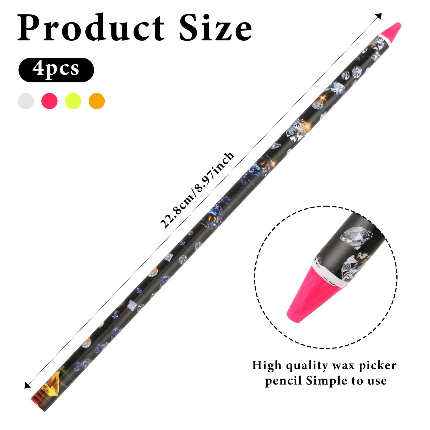 š„LAST DAY 49% OFF - Self Adhesive Diamond Painting Pen with Pencil Sharpener