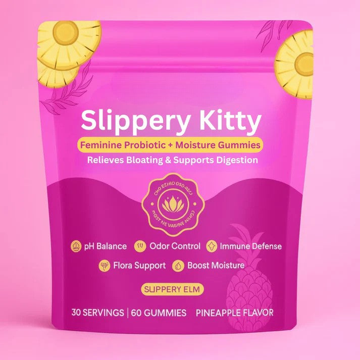 🔥Hot Sale 49% OFF🔥Slippery Kitty Feminine Probiotic + Moisture Gummies