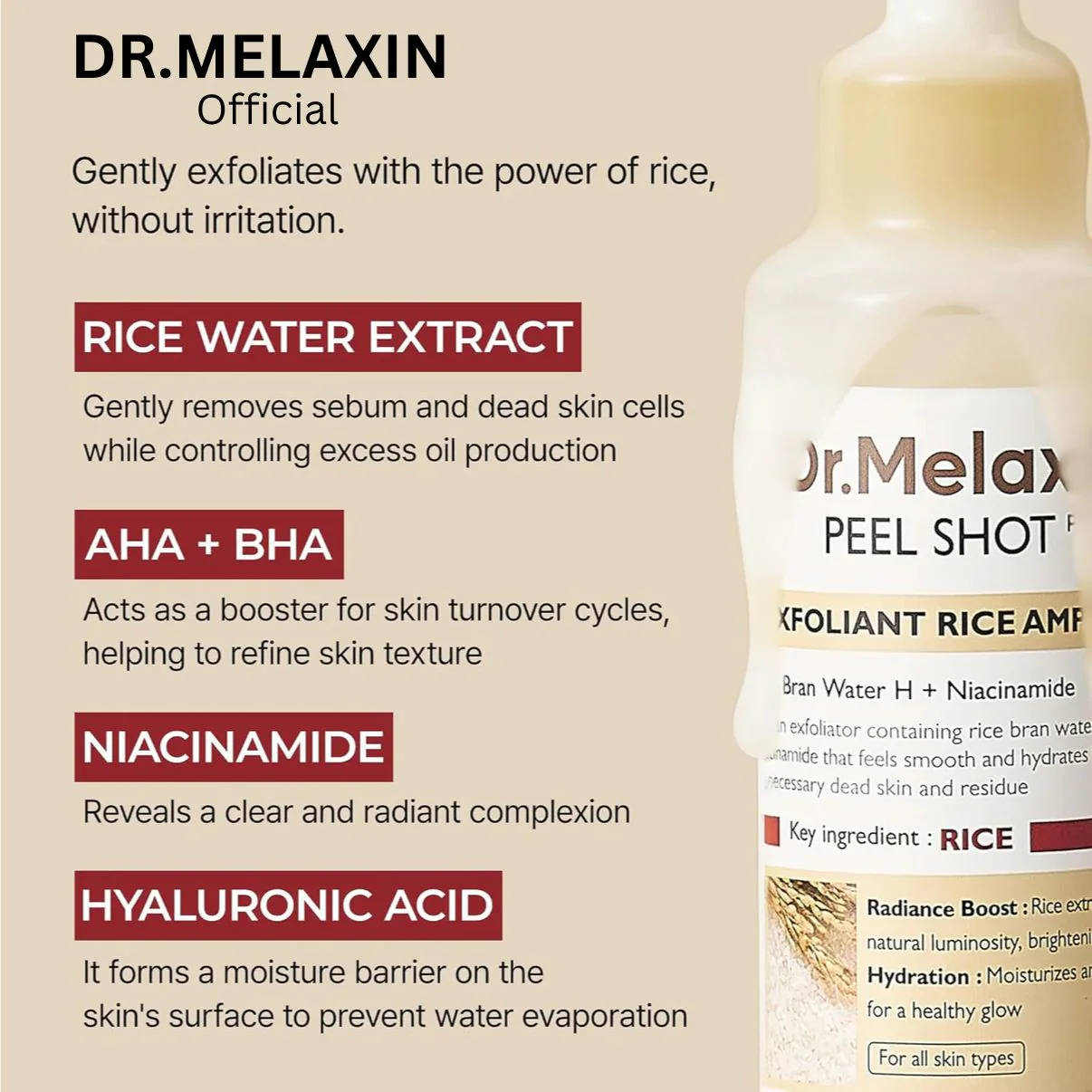 🔥Hot Sale 49% OFF🔥Rice Peel Glow Serum Ampoule