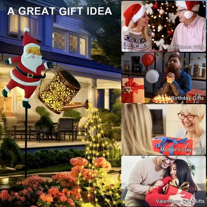 🎅Christmas Claus Solar Kettle Lights
