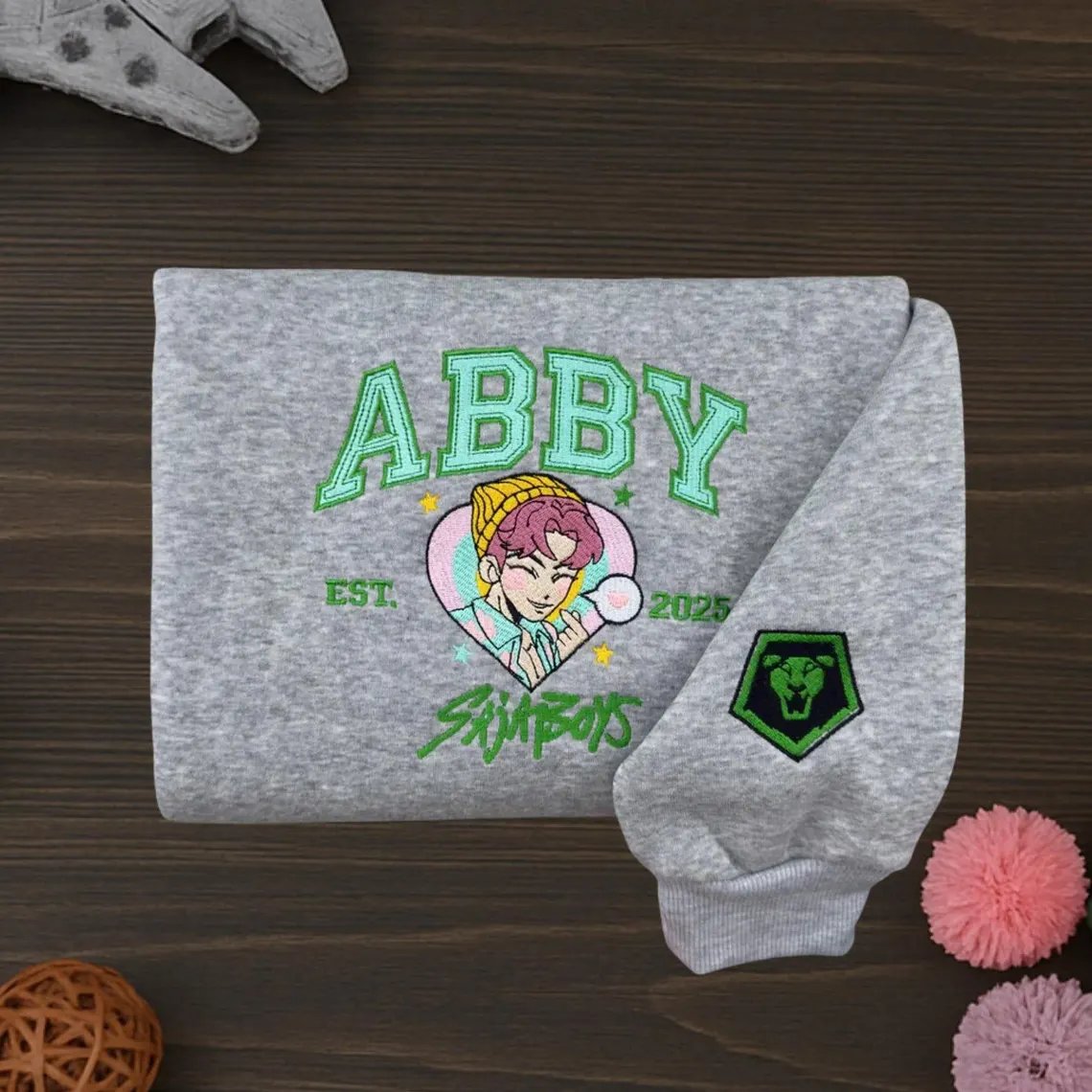 🔥Hot Sale 49% OFF🔥Kpop Embroidered Youth Sweatshirt