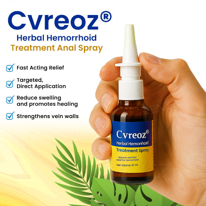 Cvreoz® Herbal Hemorrhoid Treatment Anal Spray🌟 Instant Soothing Relief🌟