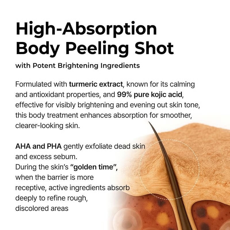 [Dr.melaxin Official]🌸 New! Peel Shot Keratin Care Kojic Acid Turmeric Spray