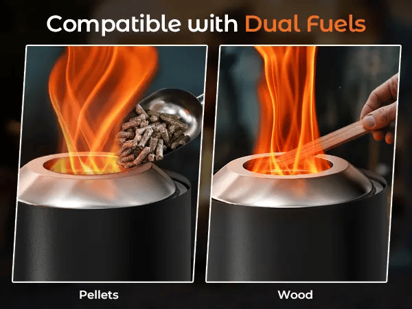 🔥Hot Sale 49% off🌟Smokeless Fire Pit with Turbo Flame Design – Pure Heat, No Smoke