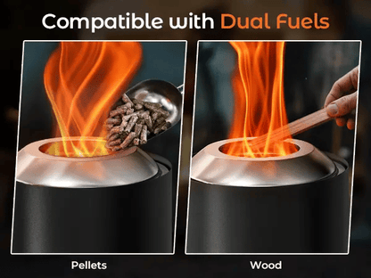 🔥Hot Sale 49% off🌟Smokeless Fire Pit with Turbo Flame Design – Pure Heat, No Smoke