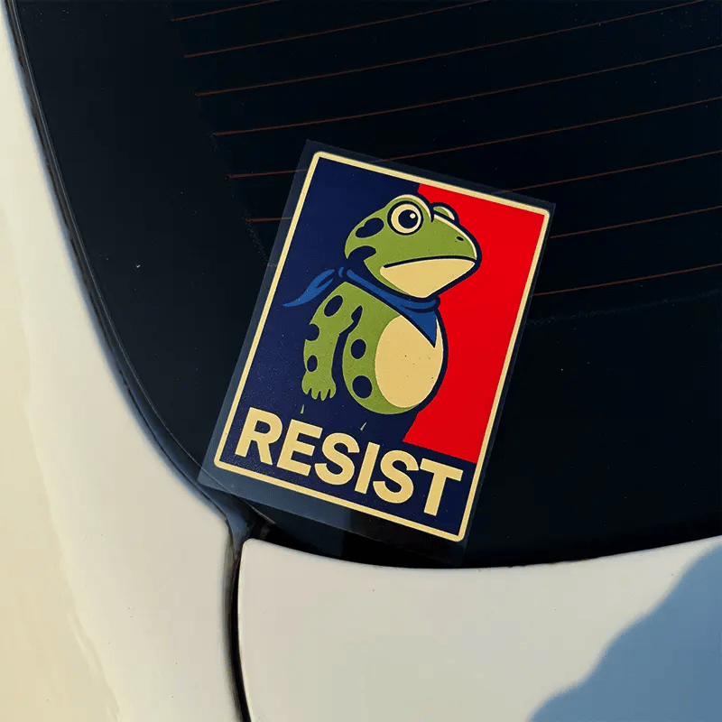 🏆Flash Sale🔥-🐸Portland Frog Protester Sticker