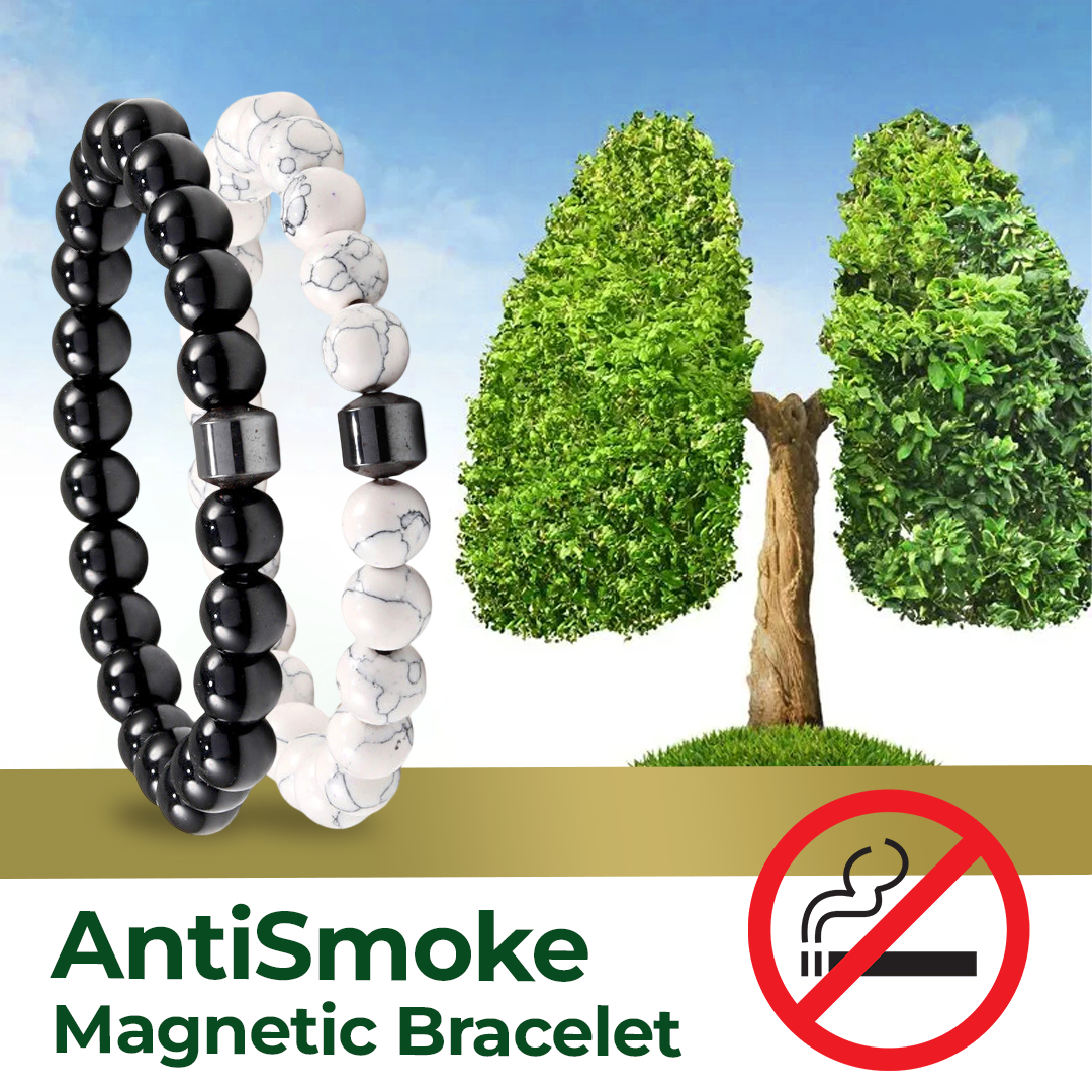 Magnetic anti-smoking bracelet