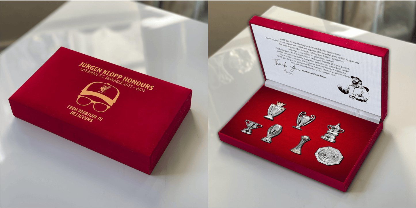 🔥LAST DAY SALE 49% OFF🔥 Jurgen Klopp Honours[Batch 3 = Last Batch]  - Trophy Collection Box!