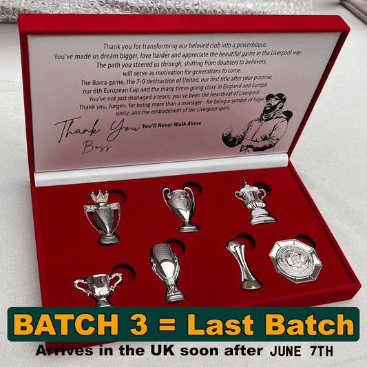 🔥LAST DAY SALE 49% OFF🔥 Jurgen Klopp Honours[Batch 3 = Last Batch]  - Trophy Collection Box!