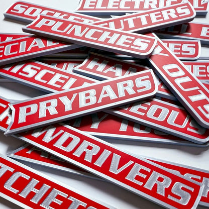 🔥Hot Sale 49% off🌟12 Pack of Magnetic Toolbox Labels🔩