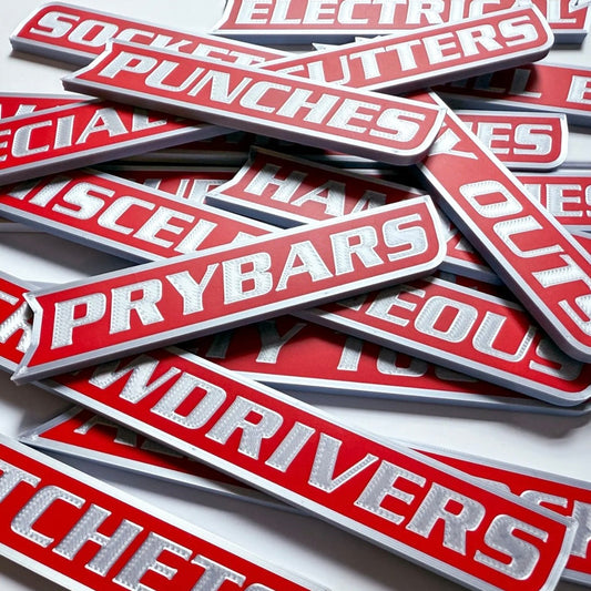 🔥Hot Sale 49% off🌟12 Pack of Magnetic Toolbox Labels🔩