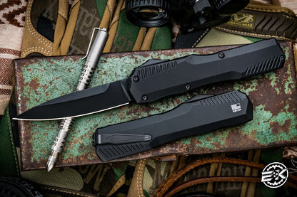 🔥LAST DAY 49% OFF🔥- 9000R Matt Diskin  OTF AUTO Knife 3.3 CPM-MagnaCut Two-Tone Reverse Tanto Blade, (🎉50th Anniversary Edition🎉)