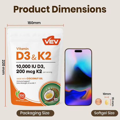 🔥Hot Sale 49% OFF🔥Quoel SunFusion D3+K2