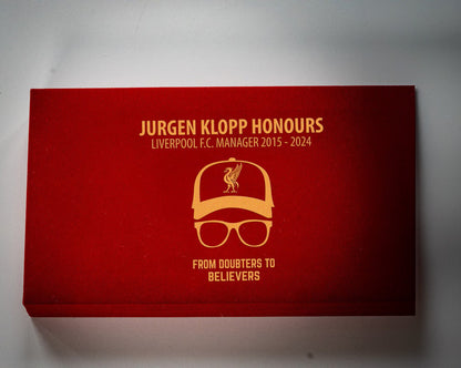 🔥LAST DAY SALE 49% OFF🔥 Jurgen Klopp Honours[Batch 3 = Last Batch]  - Trophy Collection Box!