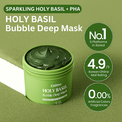🔥Hot Sale 49% OFF🔥Calma Holy Basil Bubble Mask