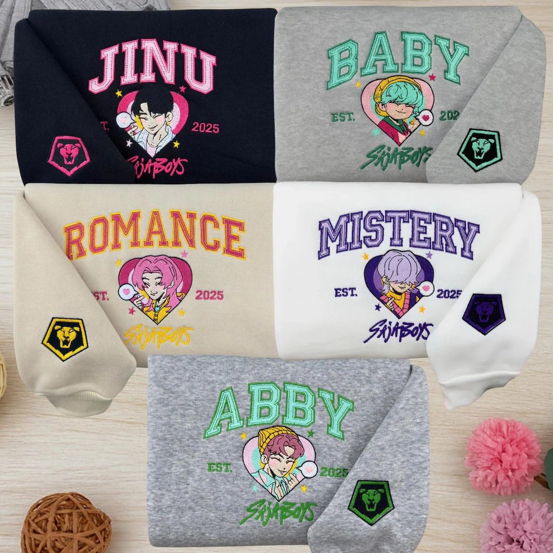 🔥Hot Sale 49% OFF🔥Kpop Embroidered Youth Sweatshirt