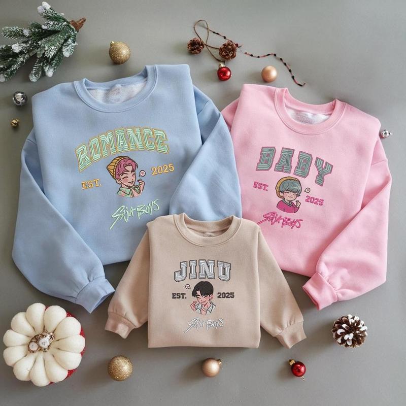 🔥Hot Sale 49% OFF🔥Kpop Embroidered Youth Sweatshirt