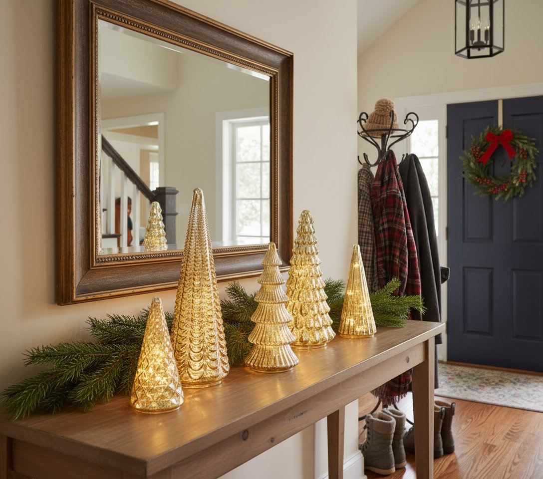BFF Collection Set of 5 Illuminated Mercury Trees