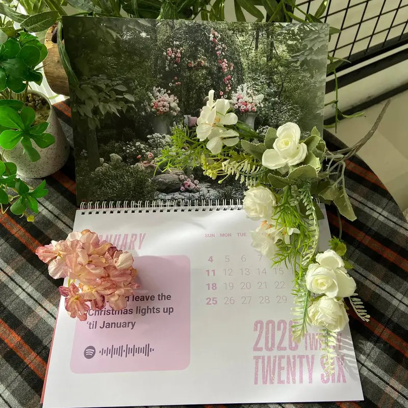 Wall Calendar 2026, Gift For Fan, Gift For Music Lover