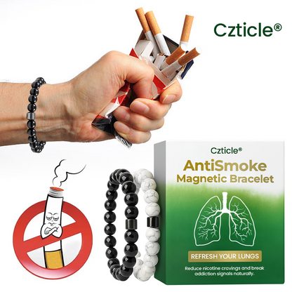 Magnetic anti-smoking bracelet