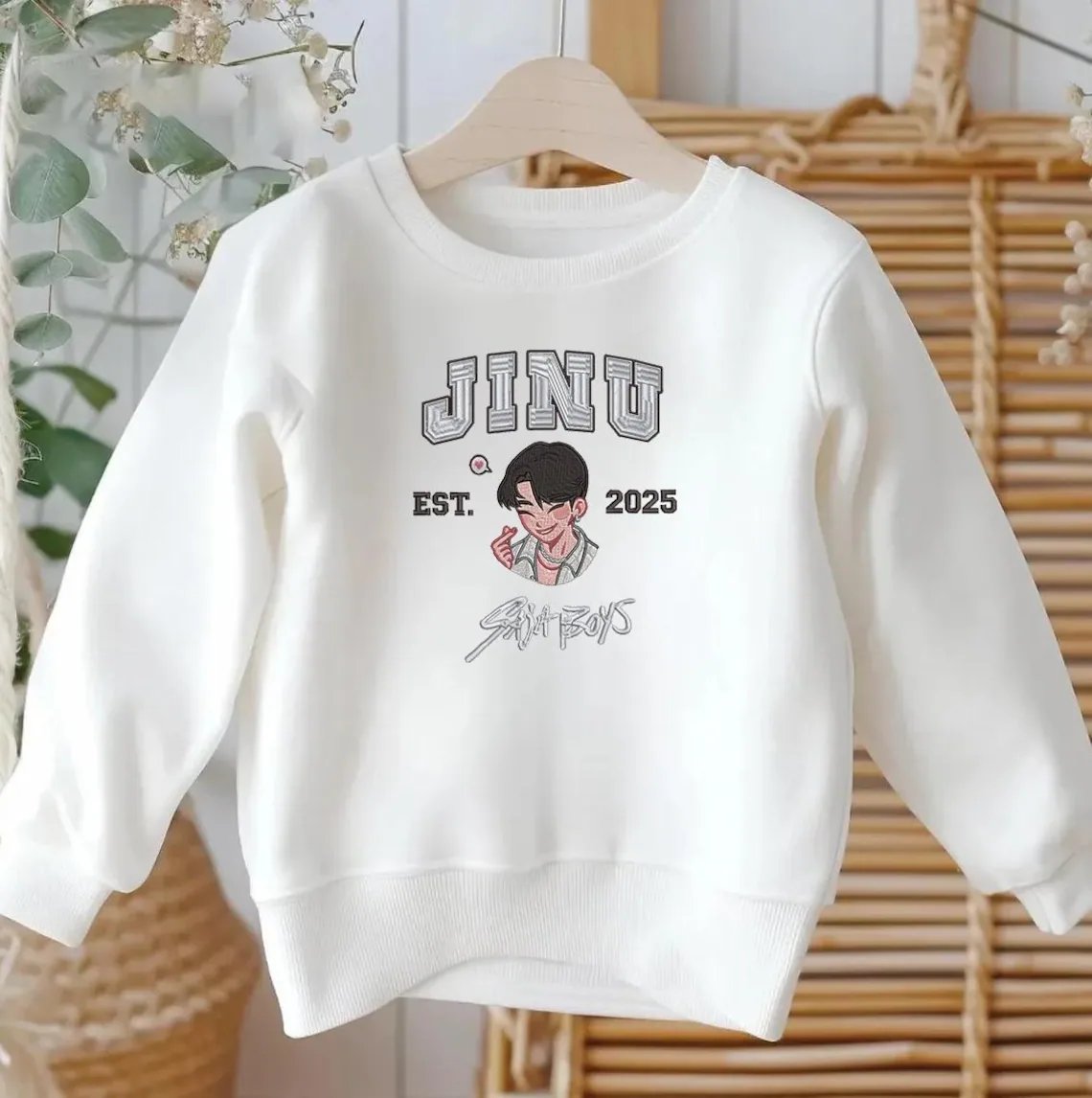 🔥Hot Sale 49% OFF🔥Kpop Embroidered Youth Sweatshirt