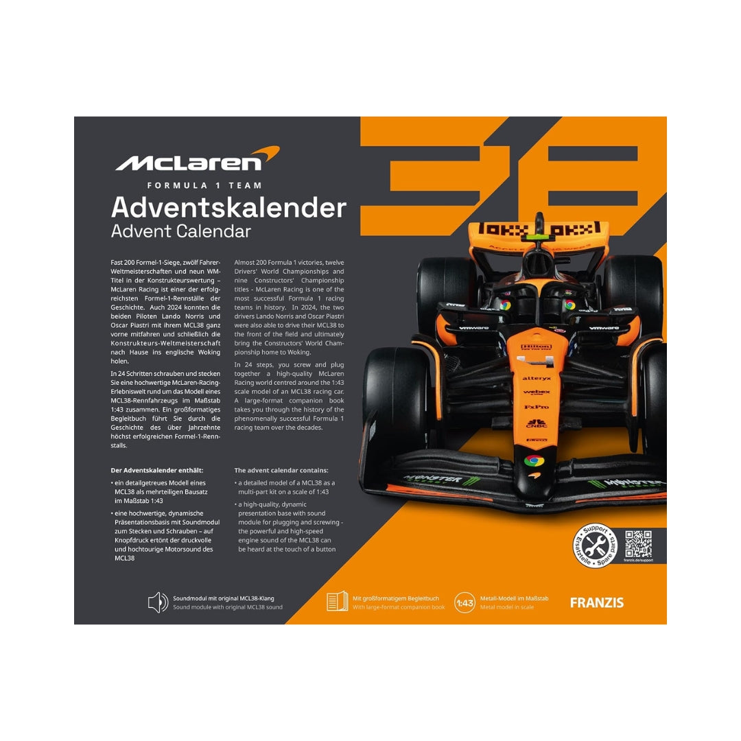 🔥Hot Sale 49% off🌟Premium McLaren MCL38 Advent Calendar