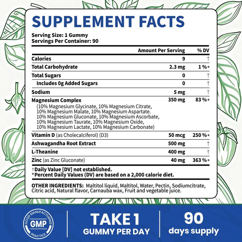🔥Hot Sale 49% OFF🔥14-in-1 Magnesium Gummies