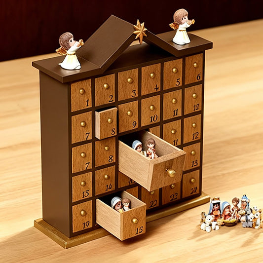 🎄 Precious Moments Nativity Advent Calendar – 24 Days of Joy ✨