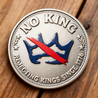 No Kings. No Tyrants. No Thrones. — The Spirit of 1776, Forged in Metal