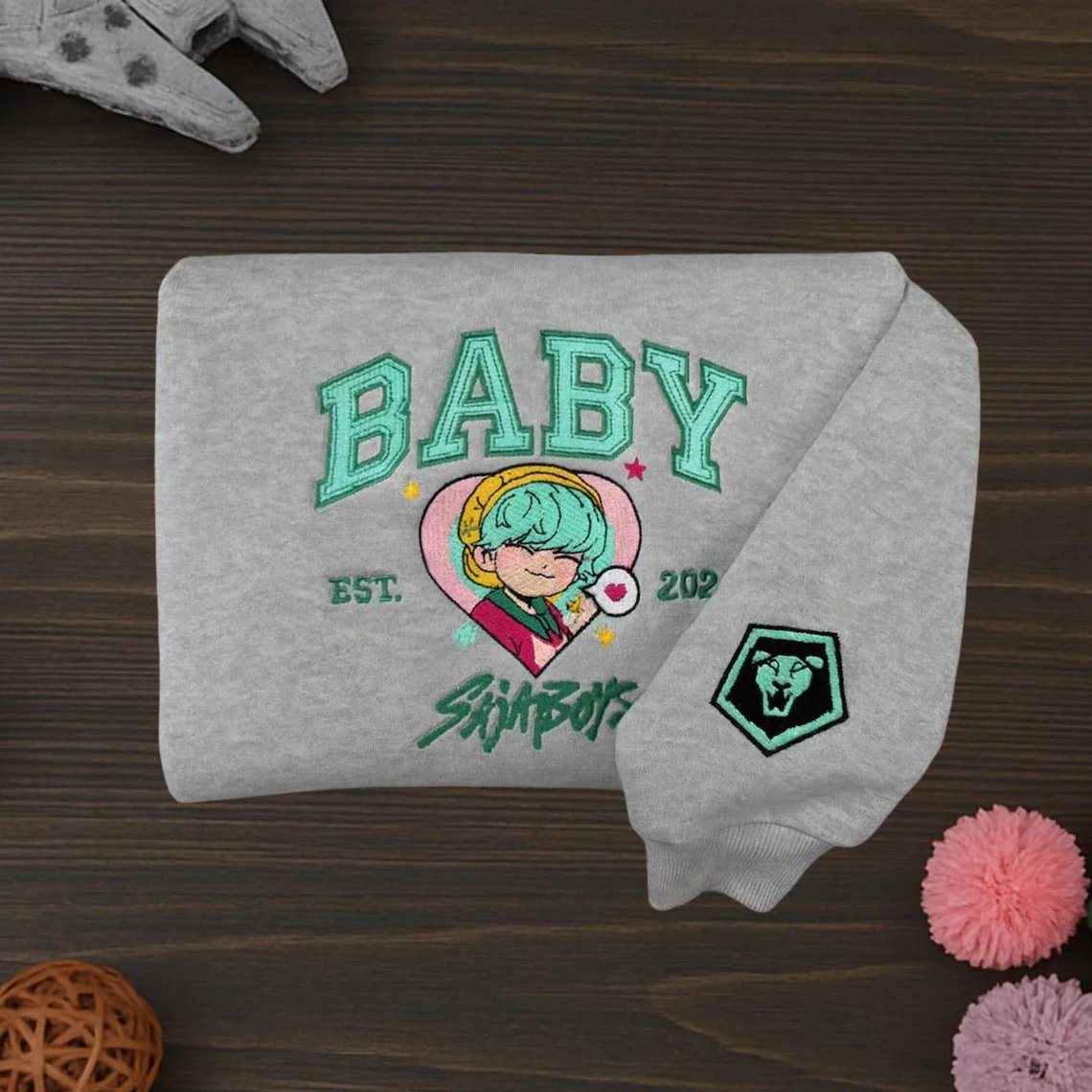 🔥Hot Sale 49% OFF🔥Kpop Embroidered Youth Sweatshirt