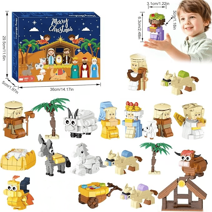 🔥Last Day 49% OFF - ✨FaithGlow Advent Calendar ✝️(Easy to Build, Joyful to Learn, Made for Families)