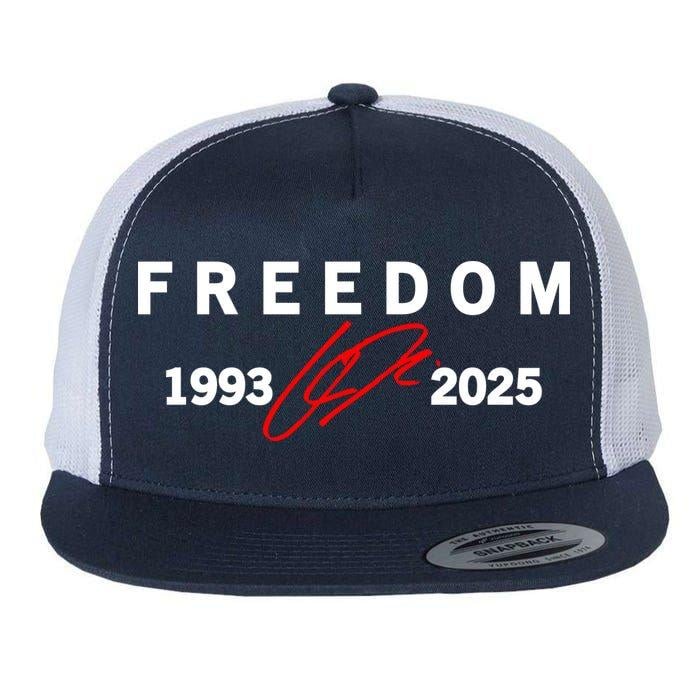 🔥Hot Sale 49% OFF🔥Freedom Red Signature 1993-2025 Charlie Kirk Tribute Faith Christian Truth Rest In Peace RIP Flat Bill Trucker Hat Baseball Cap