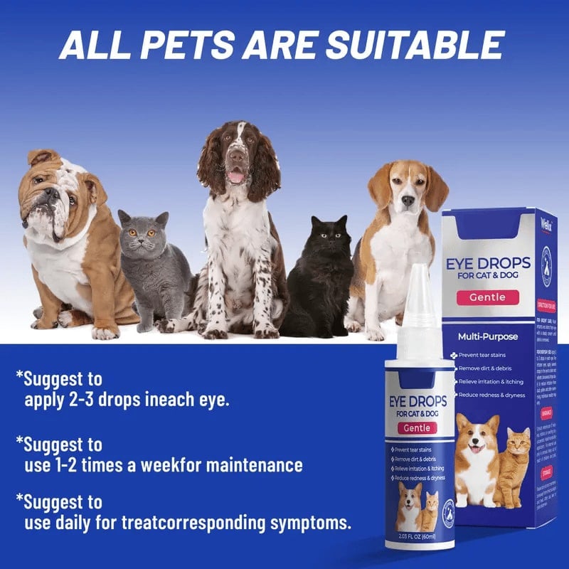 🐶PET Dog Eye Drops, Eye Drops for Dogs&Cats