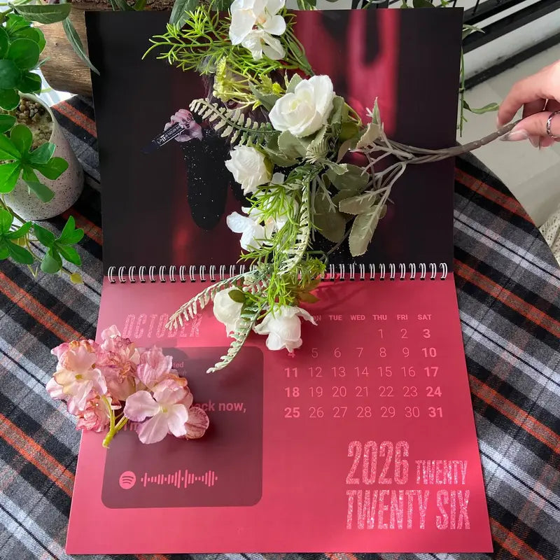 Wall Calendar 2026, Gift For Fan, Gift For Music Lover
