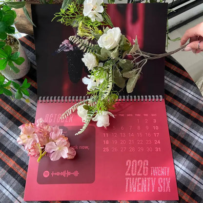 Wall Calendar 2026, Gift For Fan, Gift For Music Lover