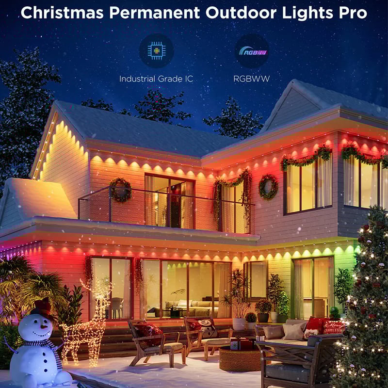 🎅 Early Christmas 49%OFF - Smart Rainbow LED Permanent Outdoor Light - Smartlight 🎁