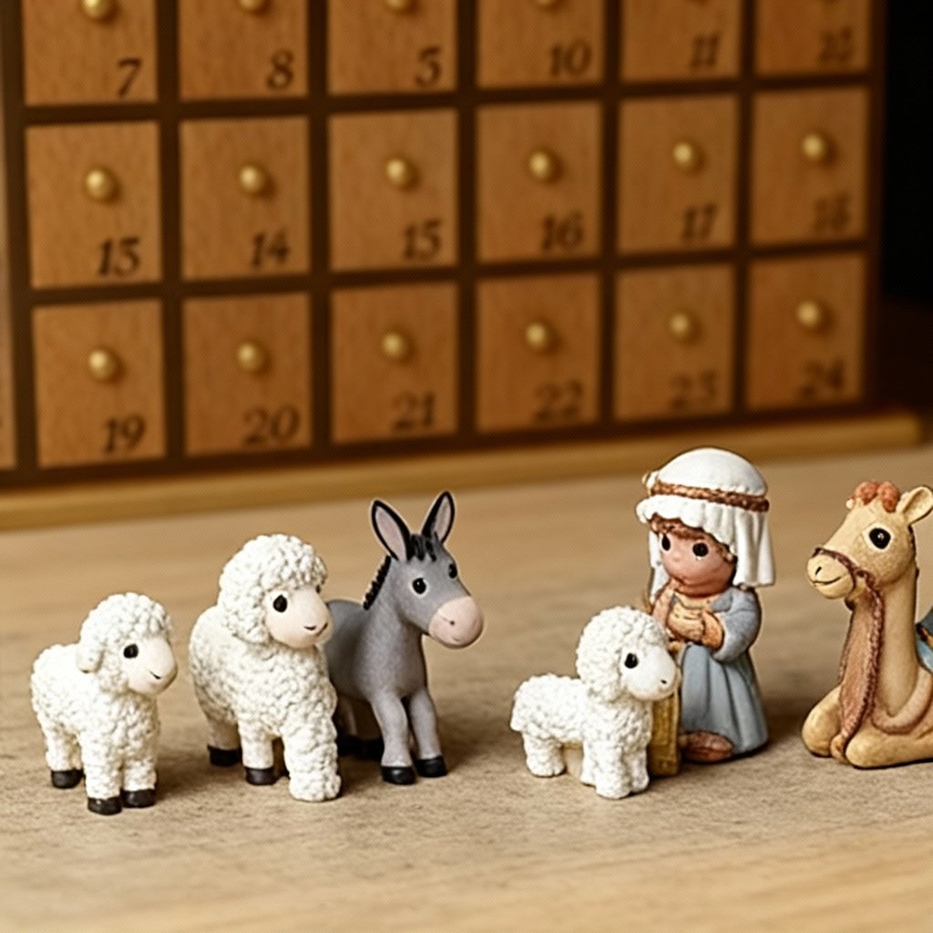🎄 Precious Moments Nativity Advent Calendar – 24 Days of Joy ✨