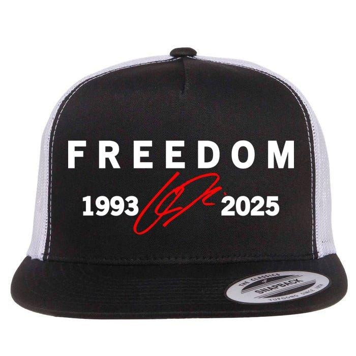 🔥Hot Sale 49% OFF🔥Freedom Red Signature 1993-2025 Charlie Kirk Tribute Faith Christian Truth Rest In Peace RIP Flat Bill Trucker Hat Baseball Cap