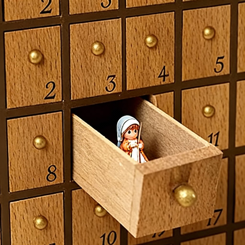 🎄 Precious Moments Nativity Advent Calendar – 24 Days of Joy ✨