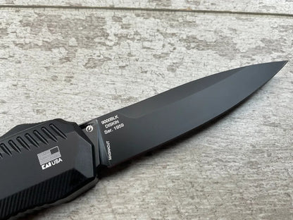 🔥LAST DAY 49% OFF🔥- 9000R Matt Diskin  OTF AUTO Knife 3.3 CPM-MagnaCut Two-Tone Reverse Tanto Blade, (🎉50th Anniversary Edition🎉)